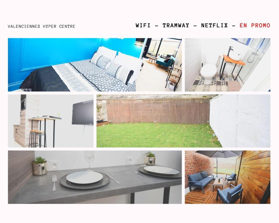 COSY APPART - HYPER CENTRE - TRAMWAY - TERRASSE - leRelaisdOdile3 Valenciennes Extérieur photo